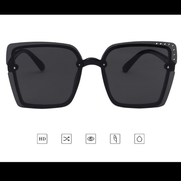 Accessories - Square Black Sunglasses NWT